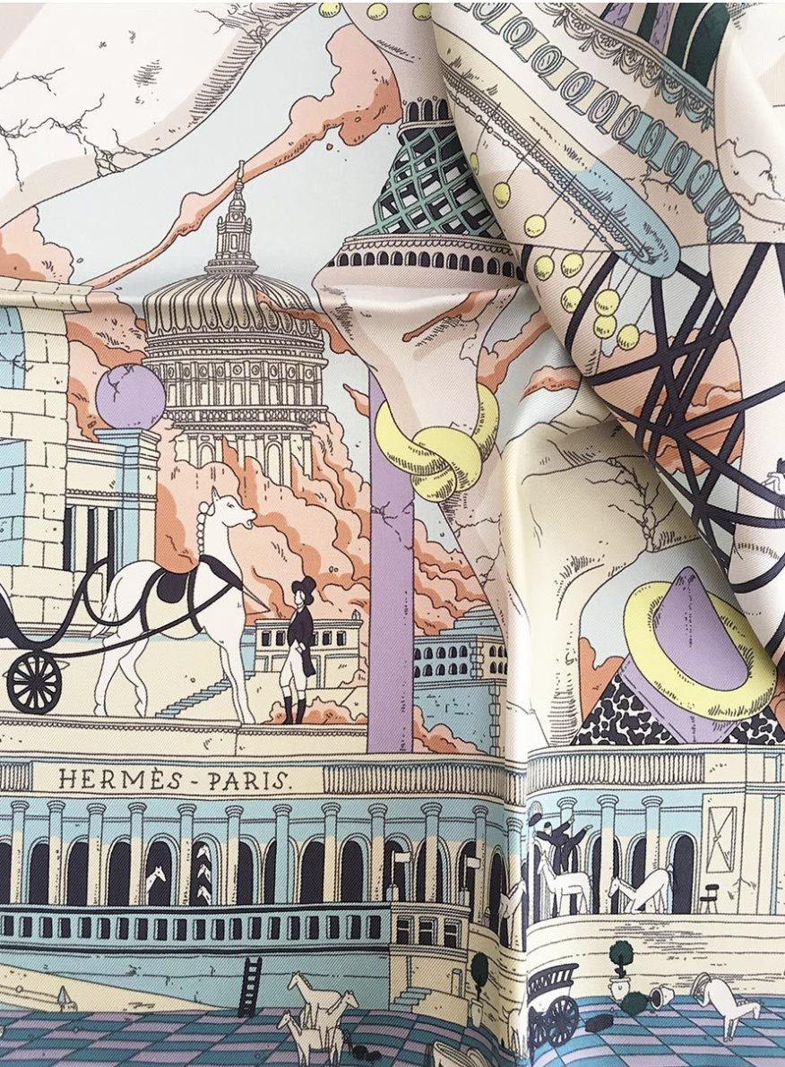 에르메스 스카프 디자인 우고 가토니