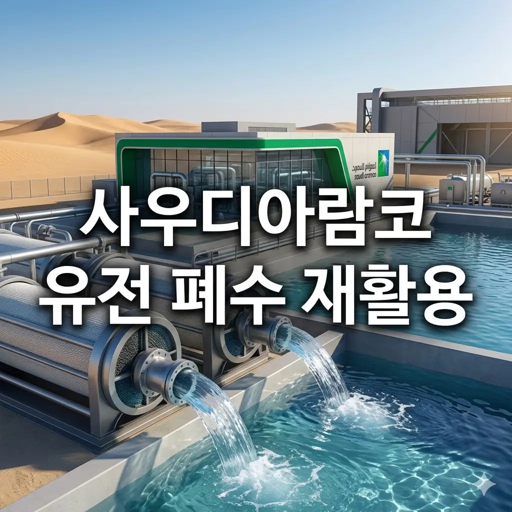 사우디아람코 유전 폐수 재활용