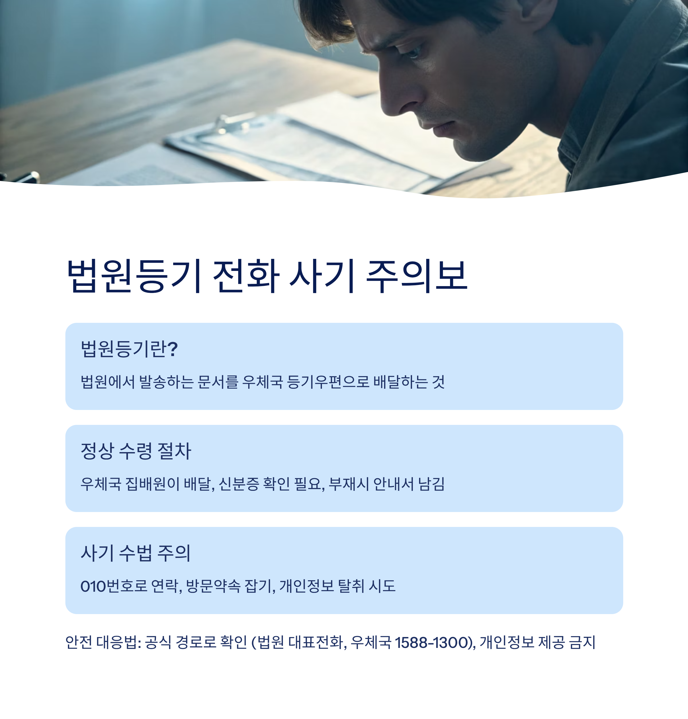 법원등기 전화, 자택 수령 시 신분증 확인이 필요한가?