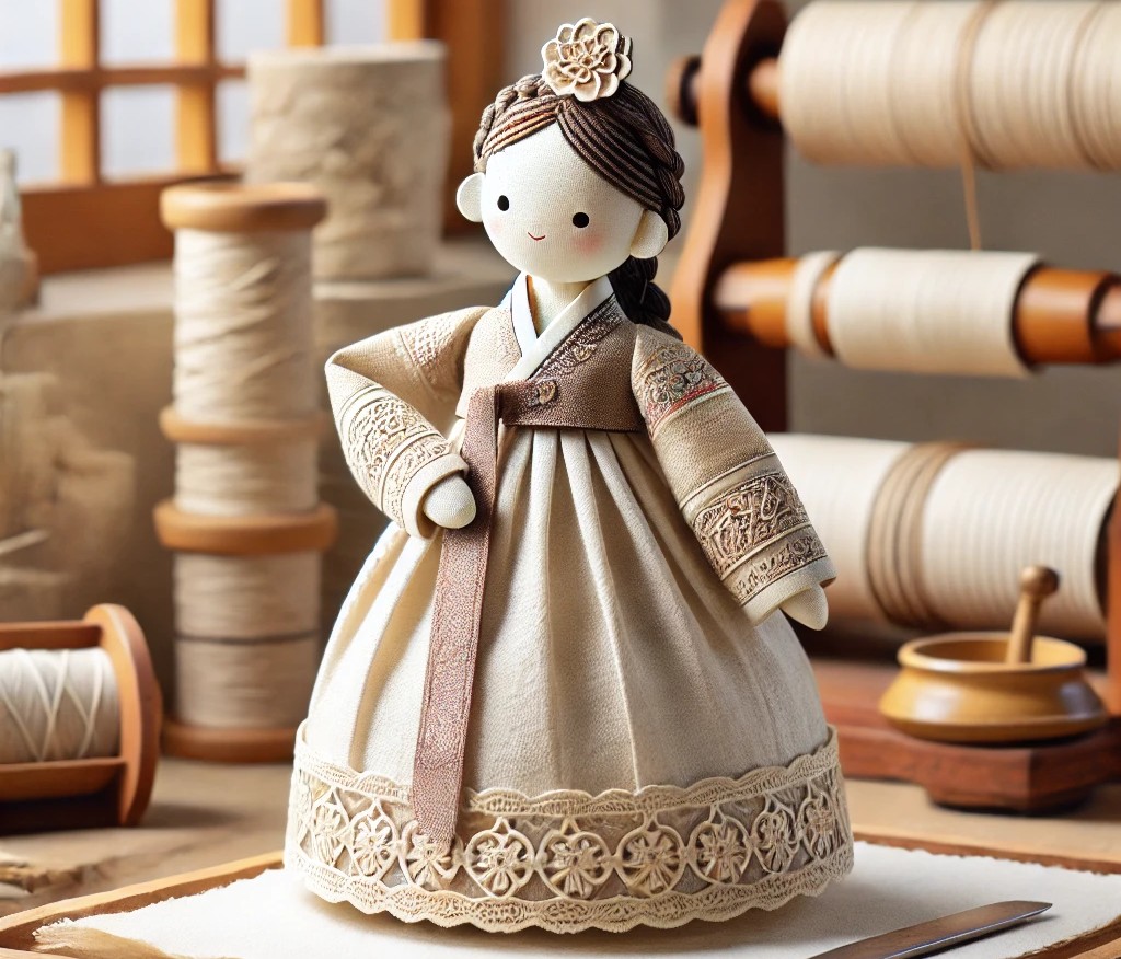 한지 인형: 전통과 현대 감각을 더한 수제 공예