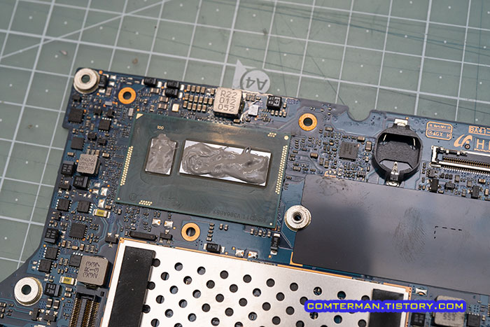 노트북 CPU 써멀 구리스