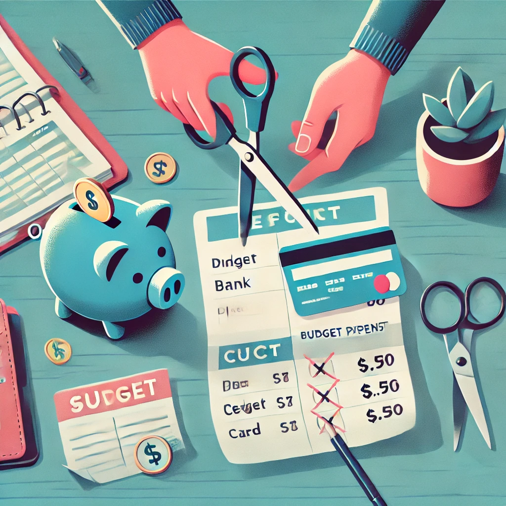 절약하는 사진을 그림으로 표현