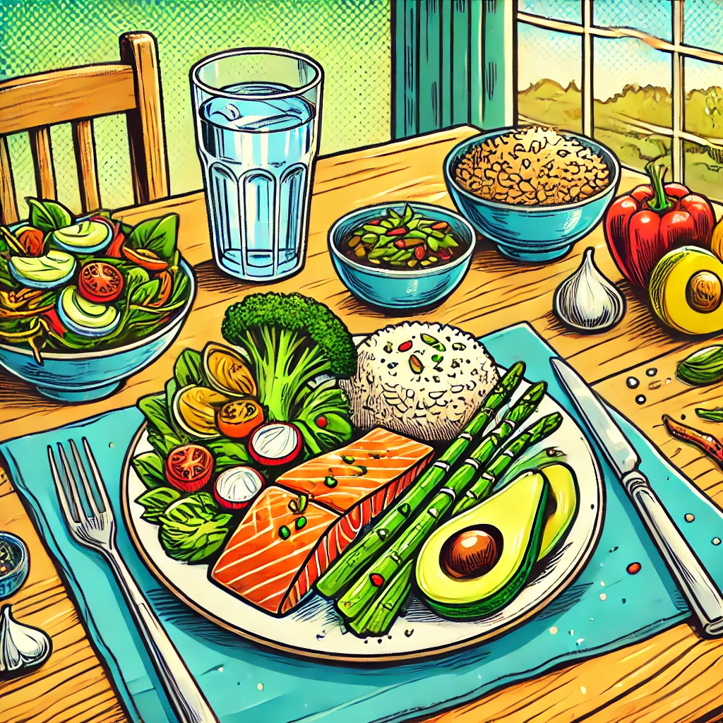 균형 잡힌 한 끼 식사 구성법