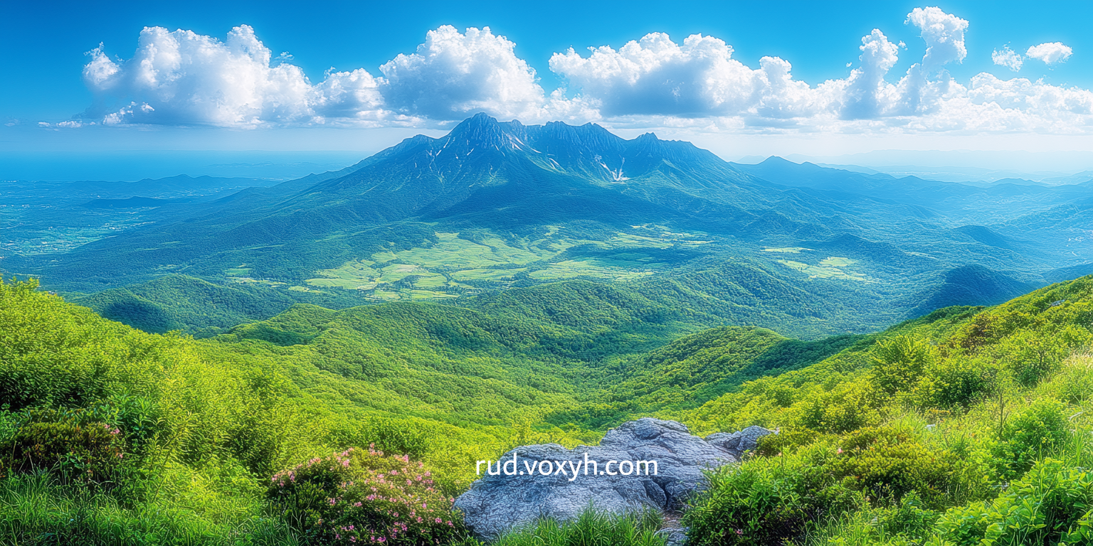 두륜산의 사계절