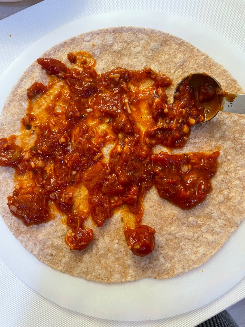 또띠아 피자 10분 완성 초간단 레시피