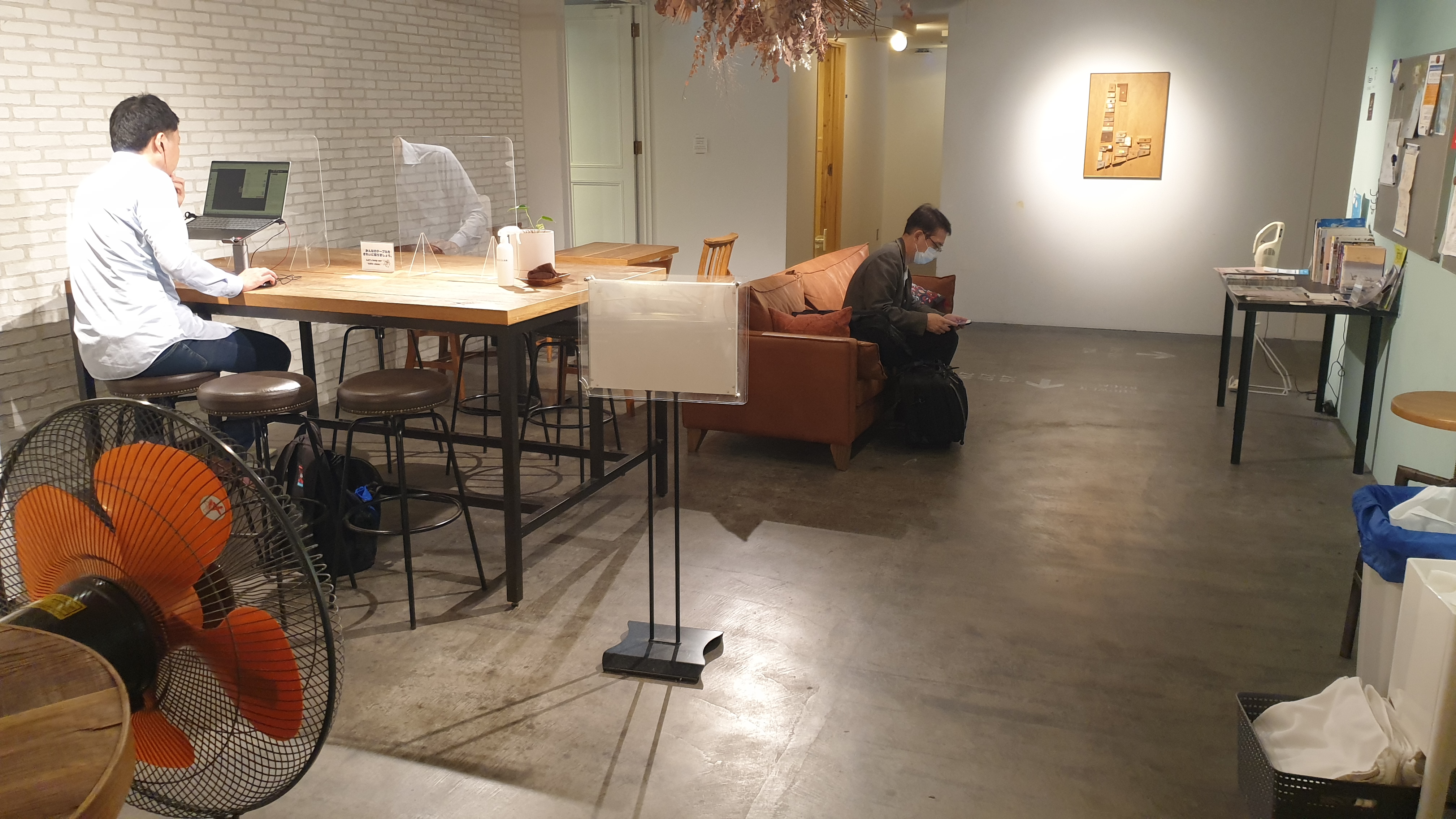 게스트하우스 HafH Fukuoka The Life 호스텔 휴게실 라운지