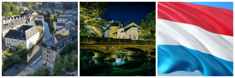 룩셈부르크 풍경 사진 3개