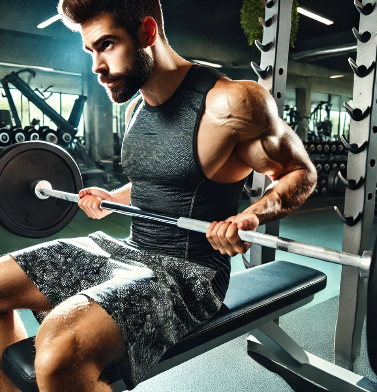 헬스하는 이미지