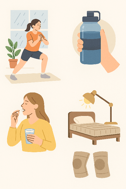 장마철 관절통 완화를 위한 생활 습관 5가지