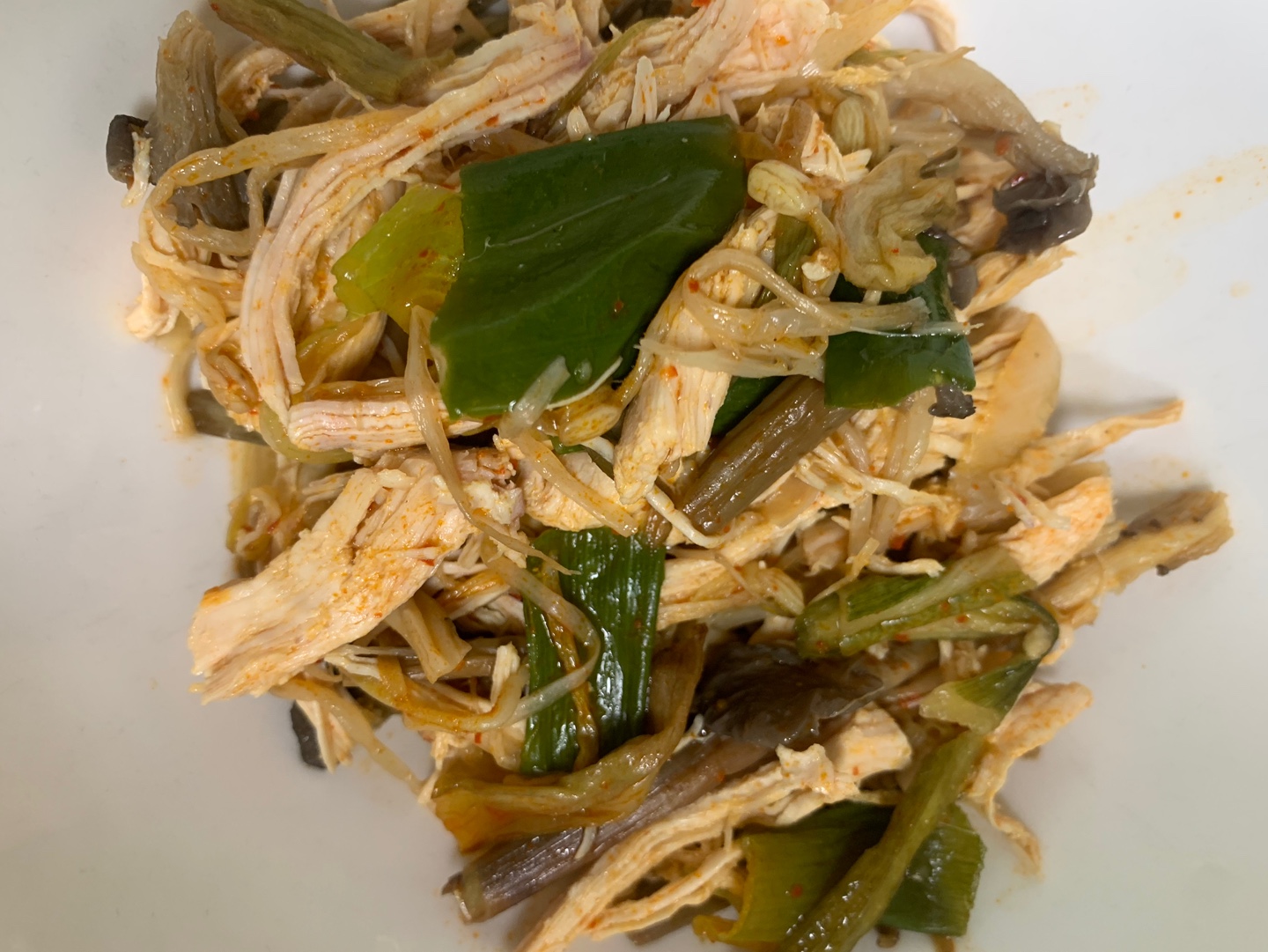 한살림 닭개장 건더기 사진