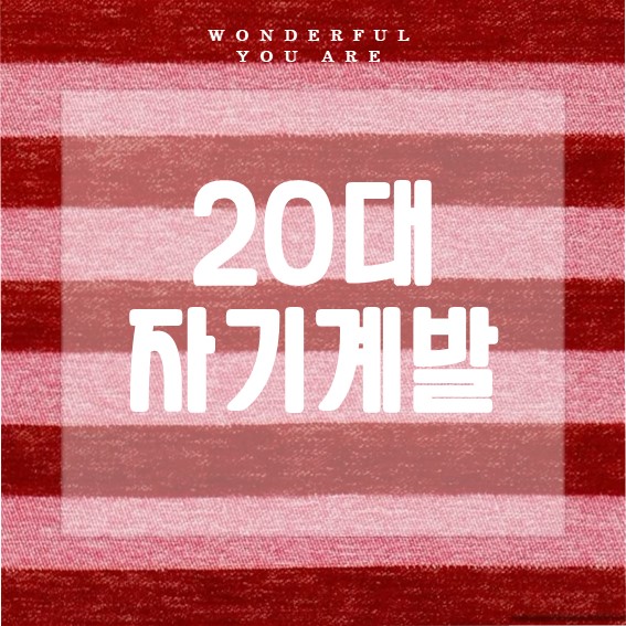 20대 자기계발을 위한 실천 가이드와 추천 도서