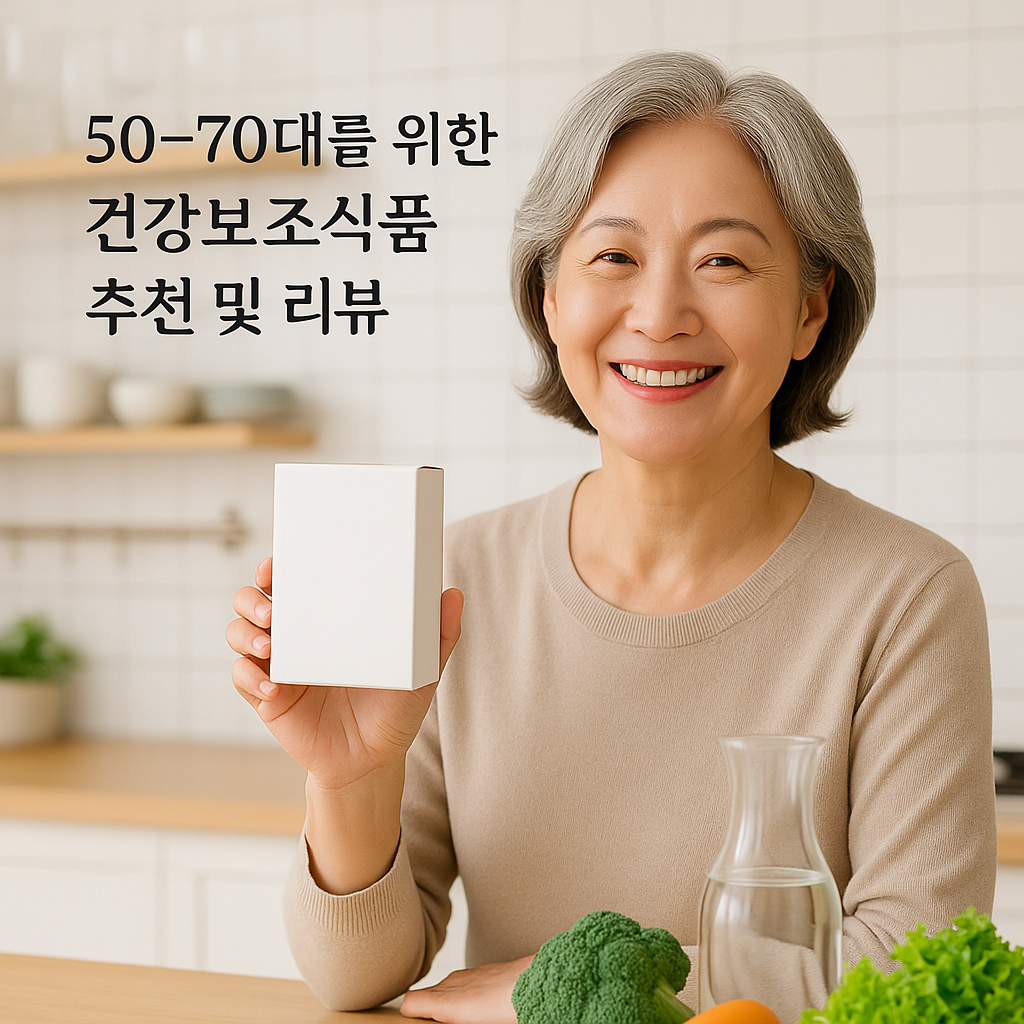 50~70대를 위한 건강보조식품 추천 및 리뷰