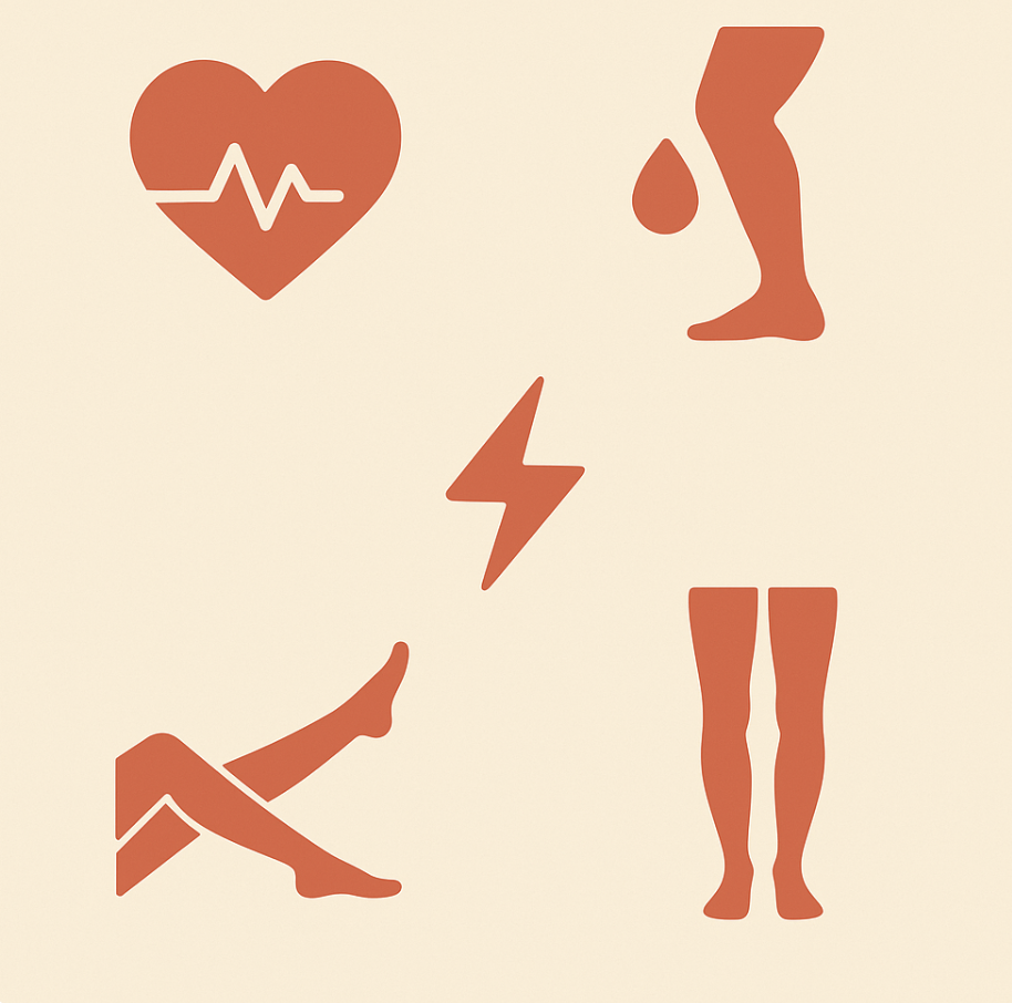 종아리 스트레칭 효과 인포그래픽 이미지