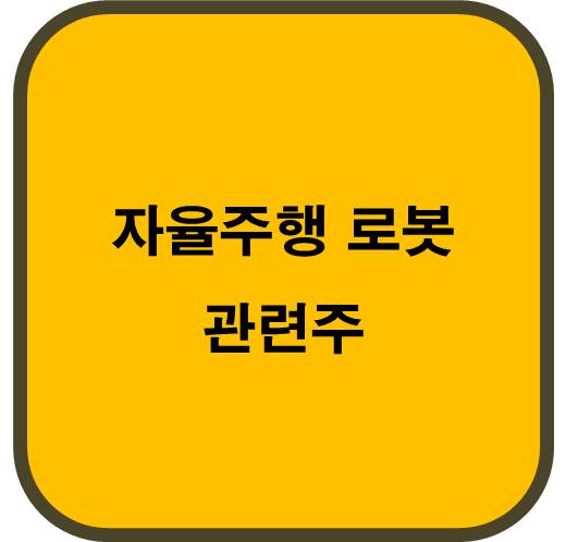 자율주행 로봇 관련주 4종목