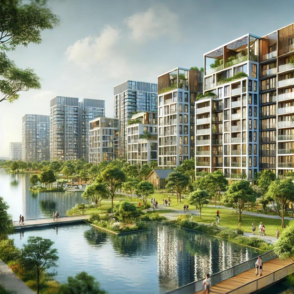 호수공원뷰 아파트 e편한세상 성성호수공원