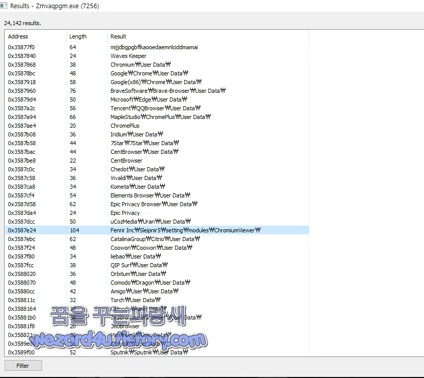 브라우저 데이터 탈취