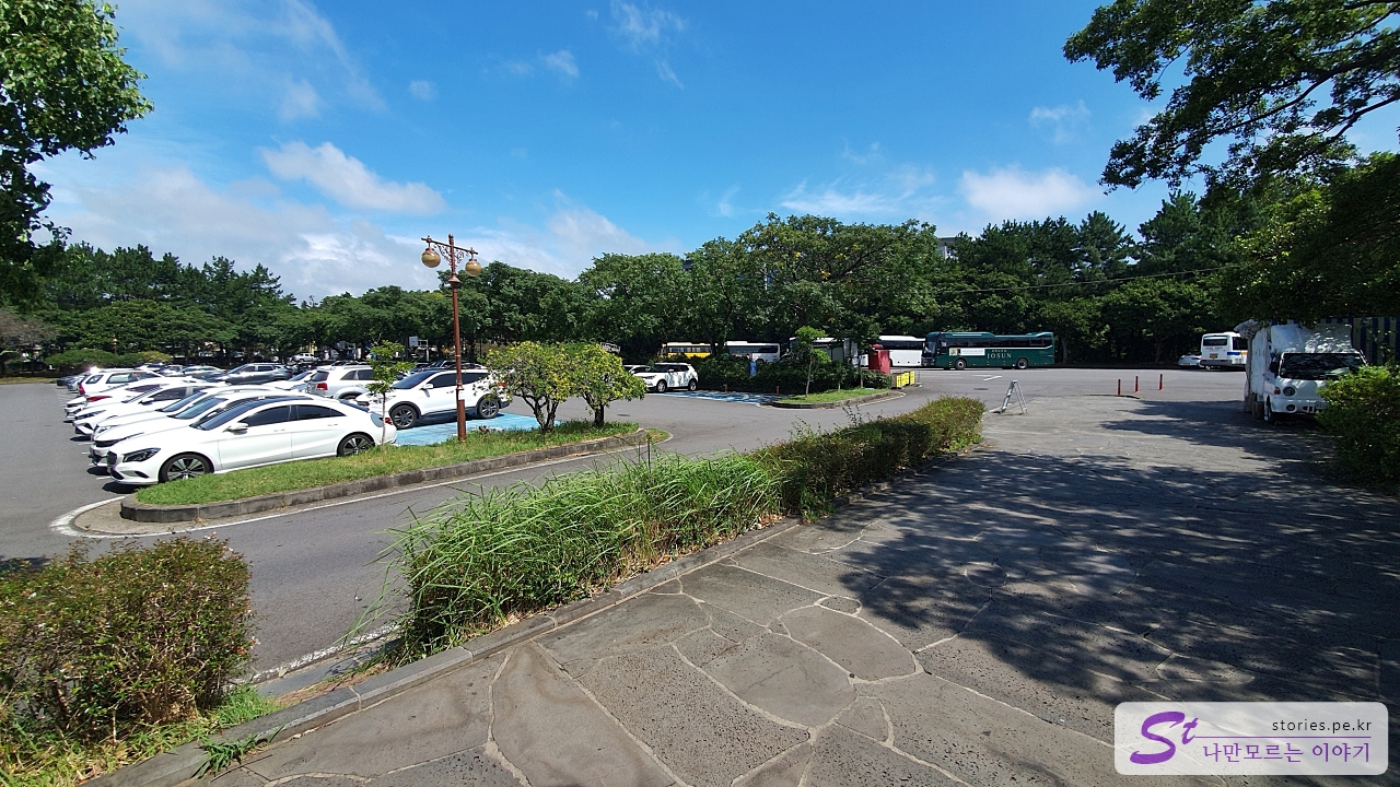 천제연폭포 주차장