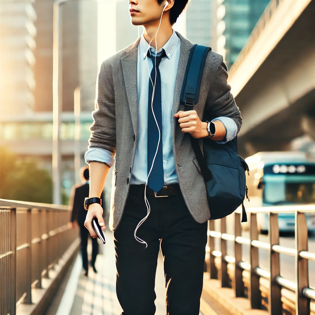 20대 사회초년생 출근하는 사진