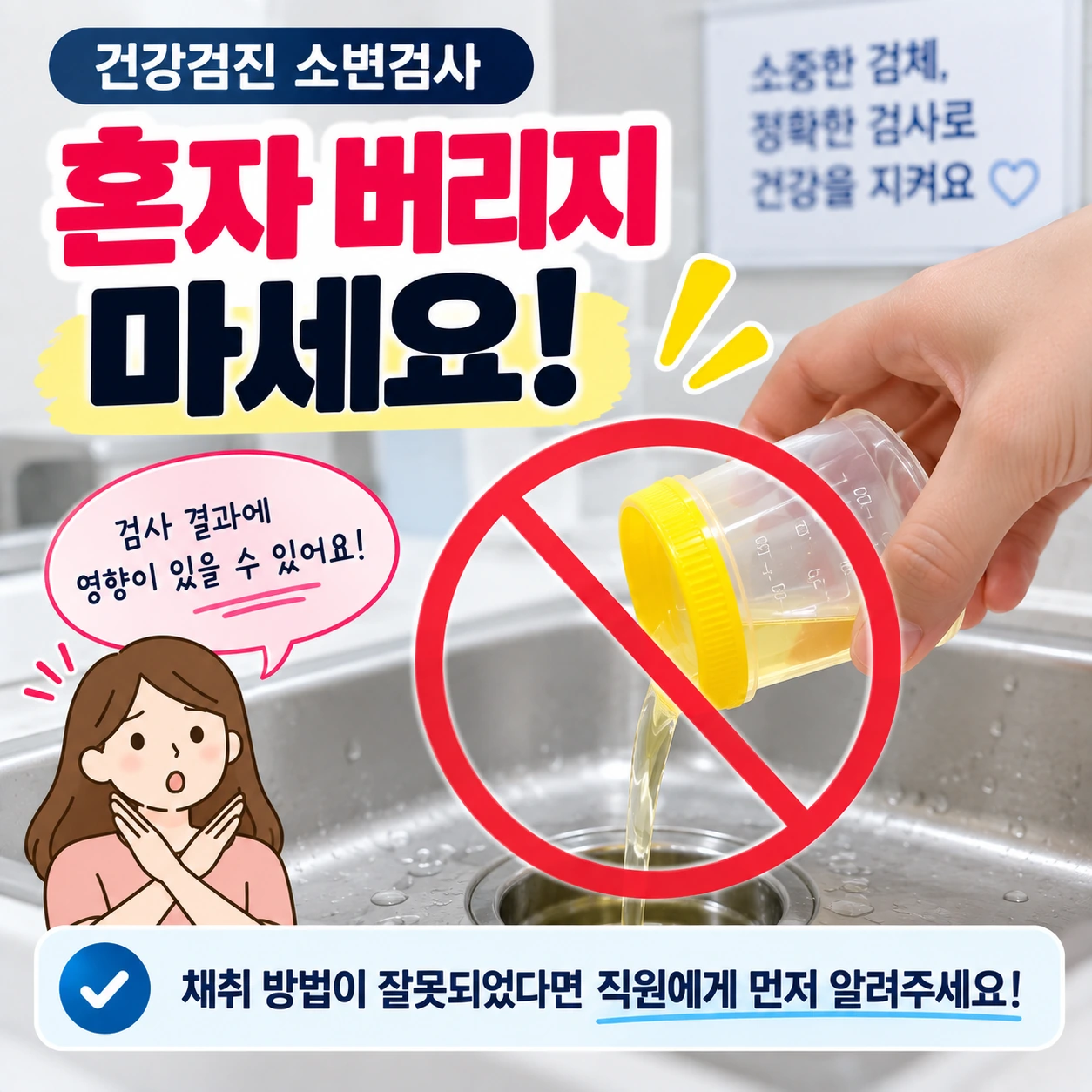소변검사_잘못채취_대처