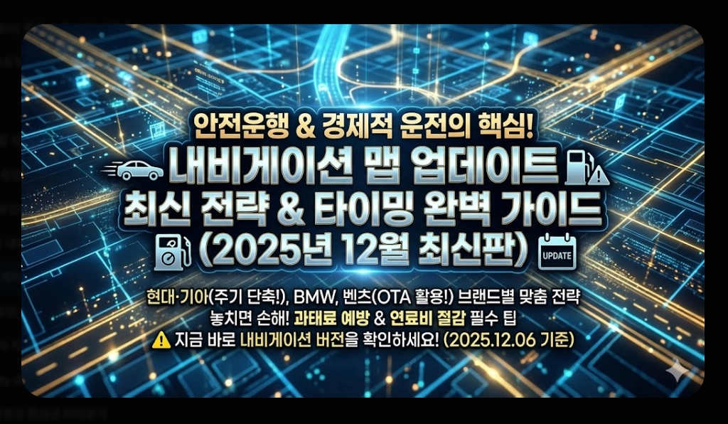 내비게이션 맵 업데이트 시기