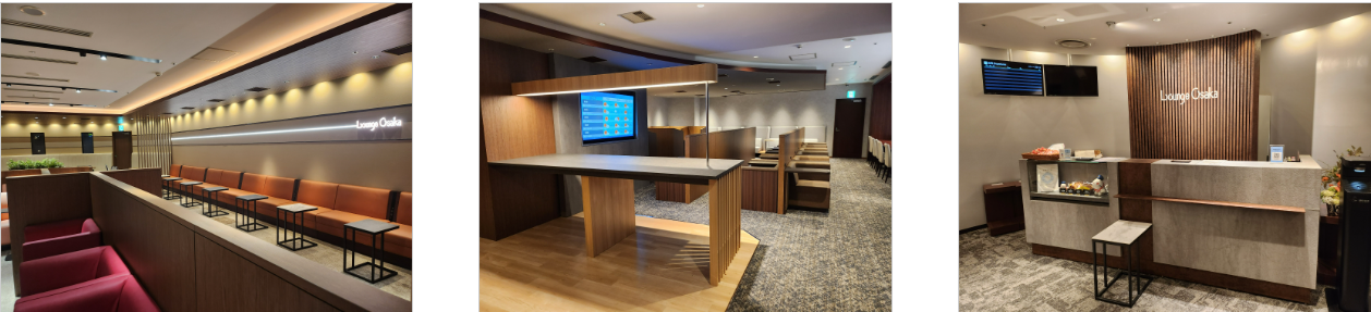 오사카 간사이 국제공항 라운지 관련 사진