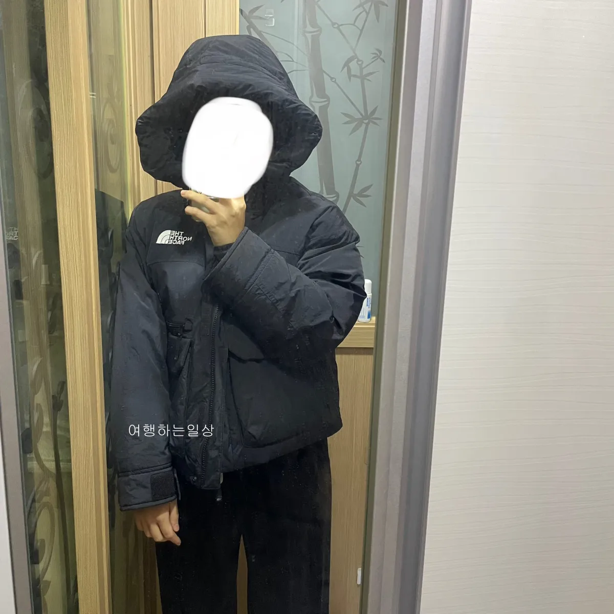 가볍고-따뜻한-패딩-추천-노스페이스-오푸스-RDS-패딩-블랙-후기-사진