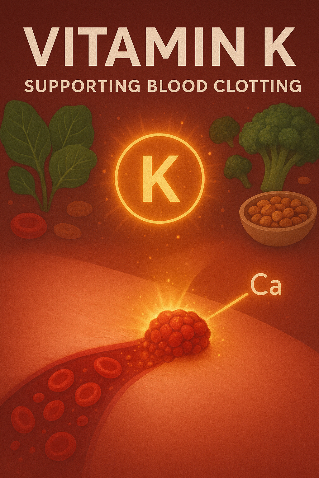 (시금치, 케일, 브로콜리, 낫토) 비타민 K가 풍부한 식품