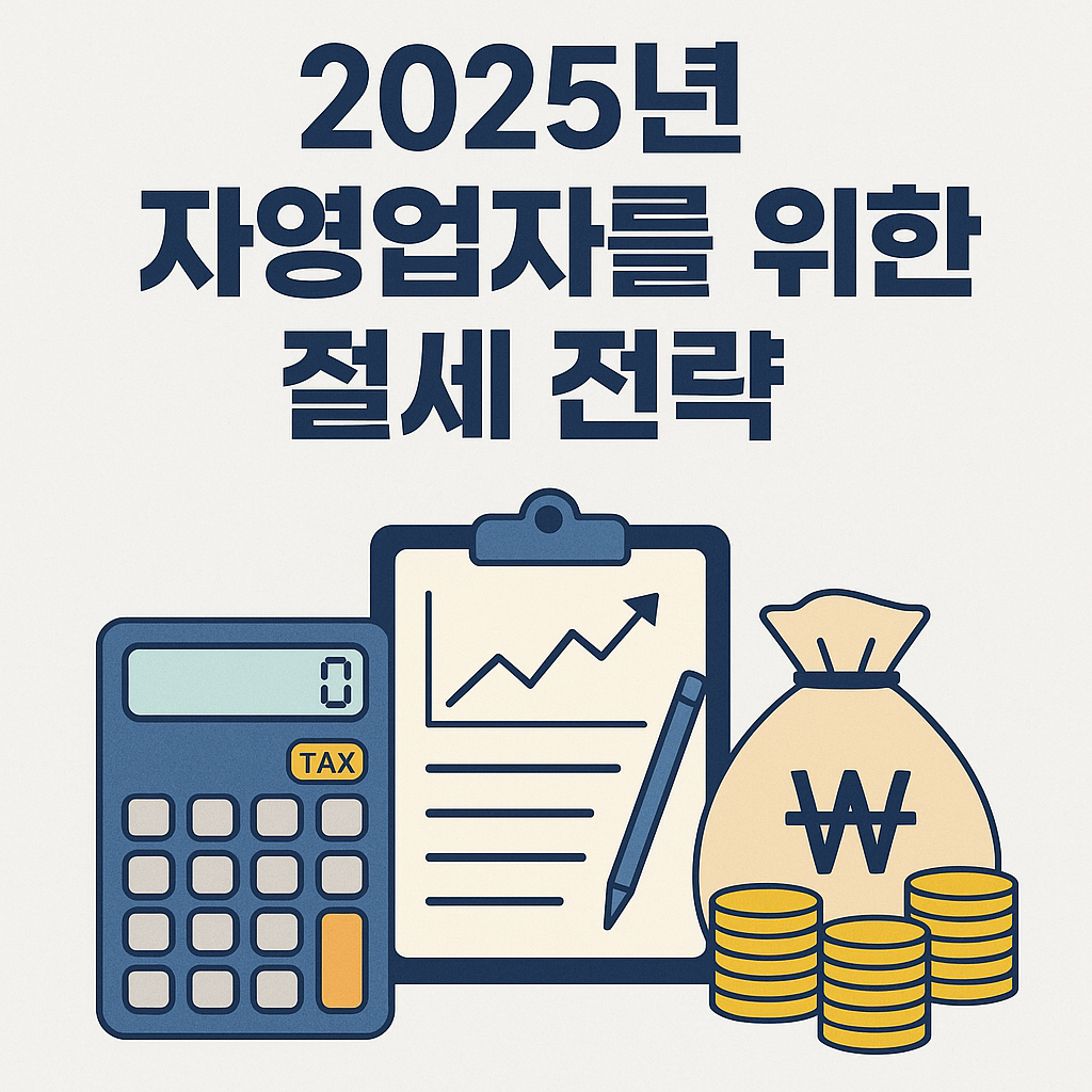 2025년 자영업자를 위한 절세 전략