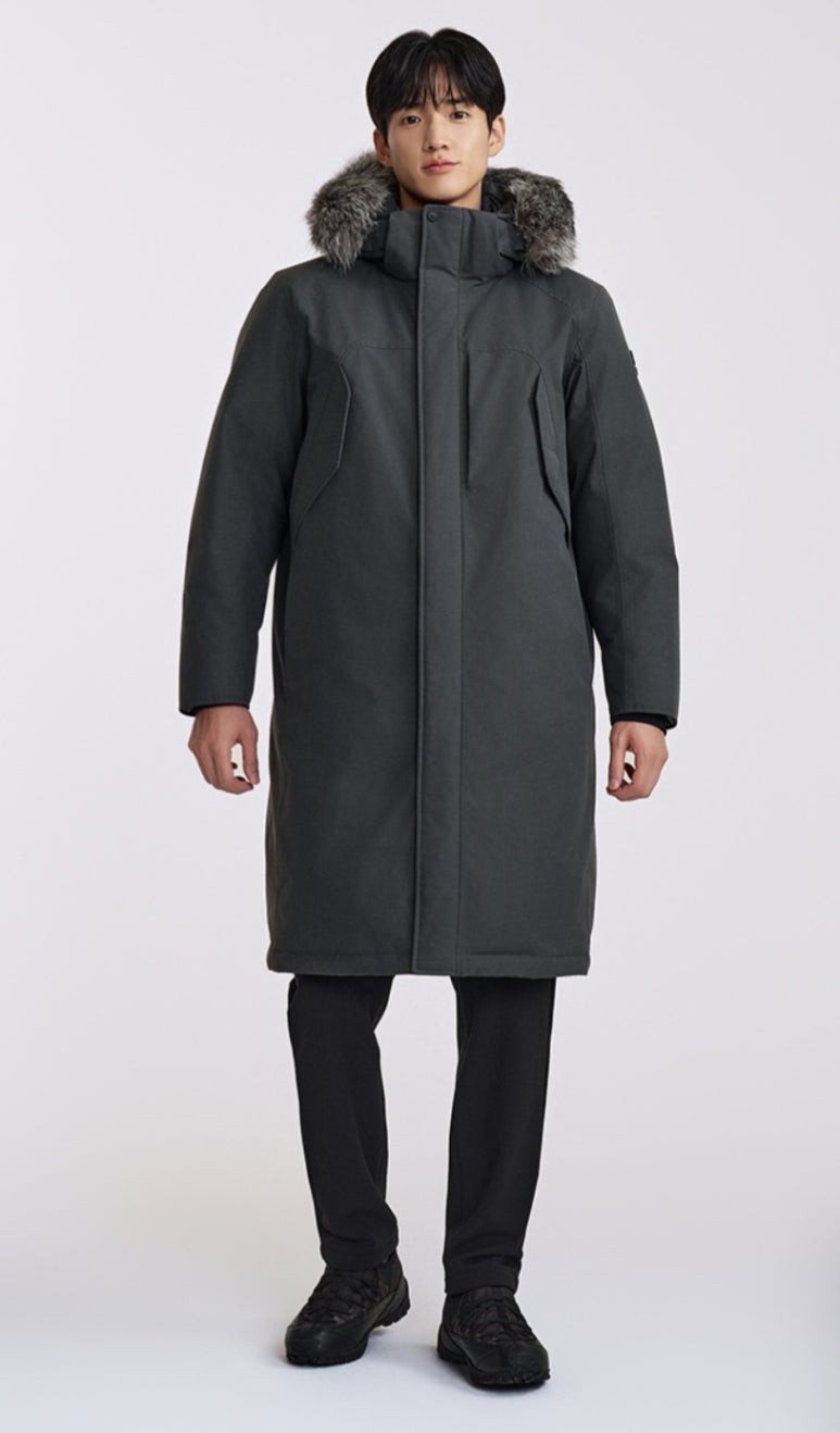 블랙야크 남성 롱패딩