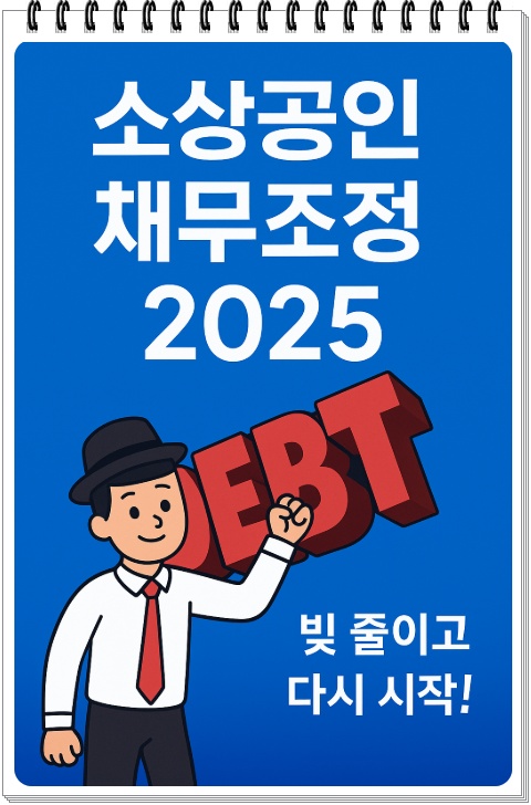 2025년 정부가 운영하는 소상공인 채무조정 제도 상담 장면