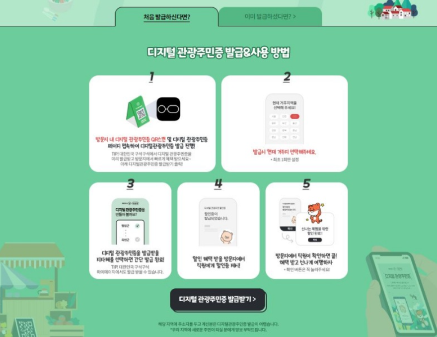 디지털 관광 주민중 이미지