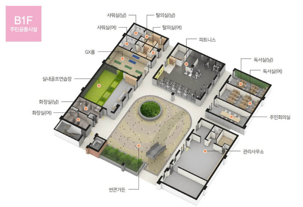 지하1층 커뮤니티