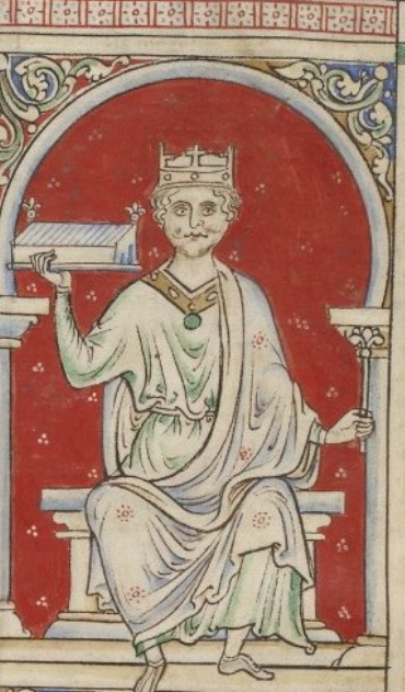 잉글랜드 노르만 왕조 왕 윌리엄2세 초상화