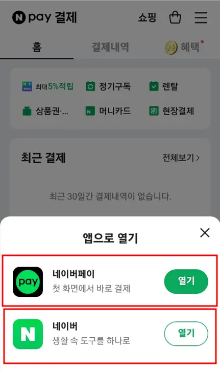 네이버페이 결제방법