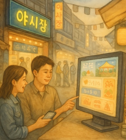 전통시장 디지털 접근성 강화 관련 이미지