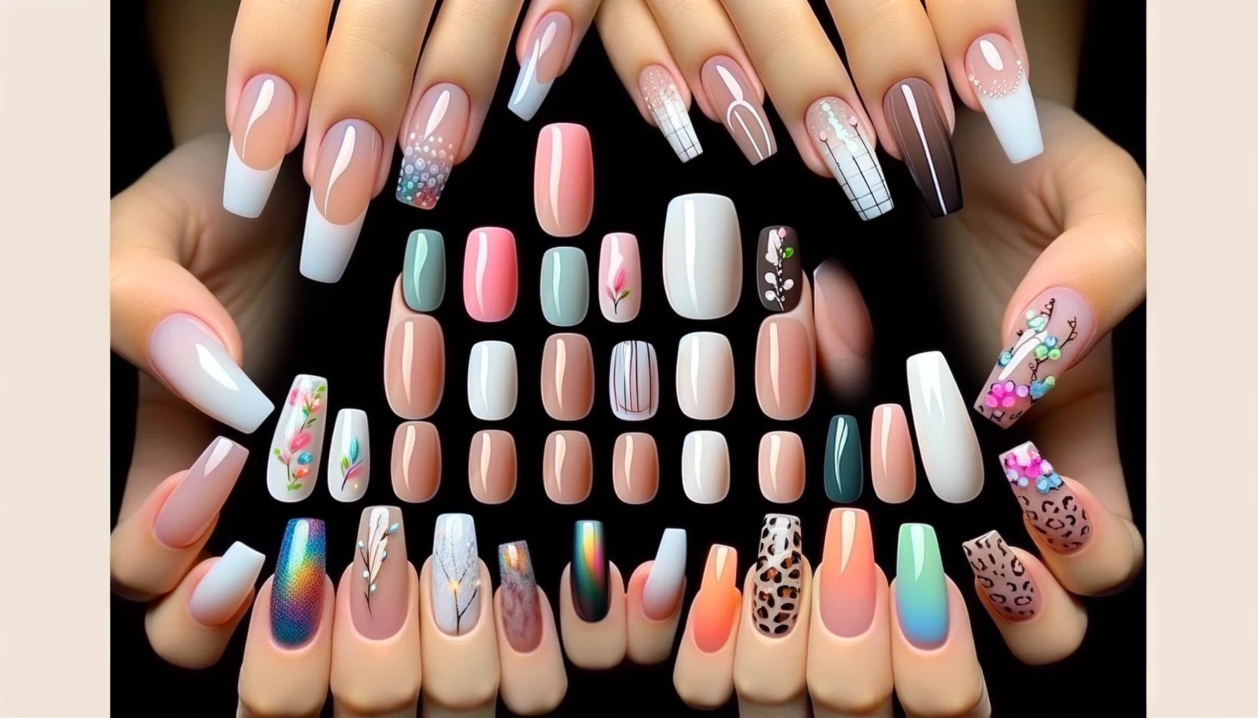 다양한 네일 디자인