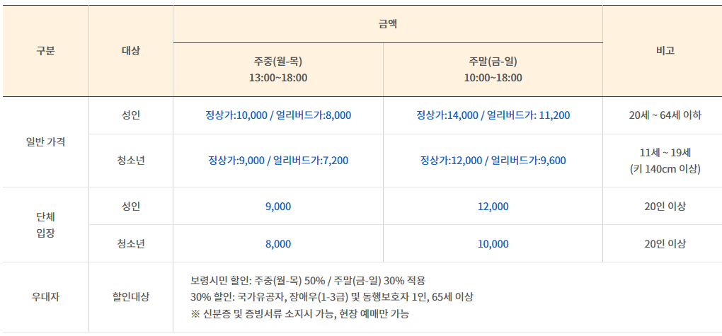 2025 보령머드축제 티켓 예매