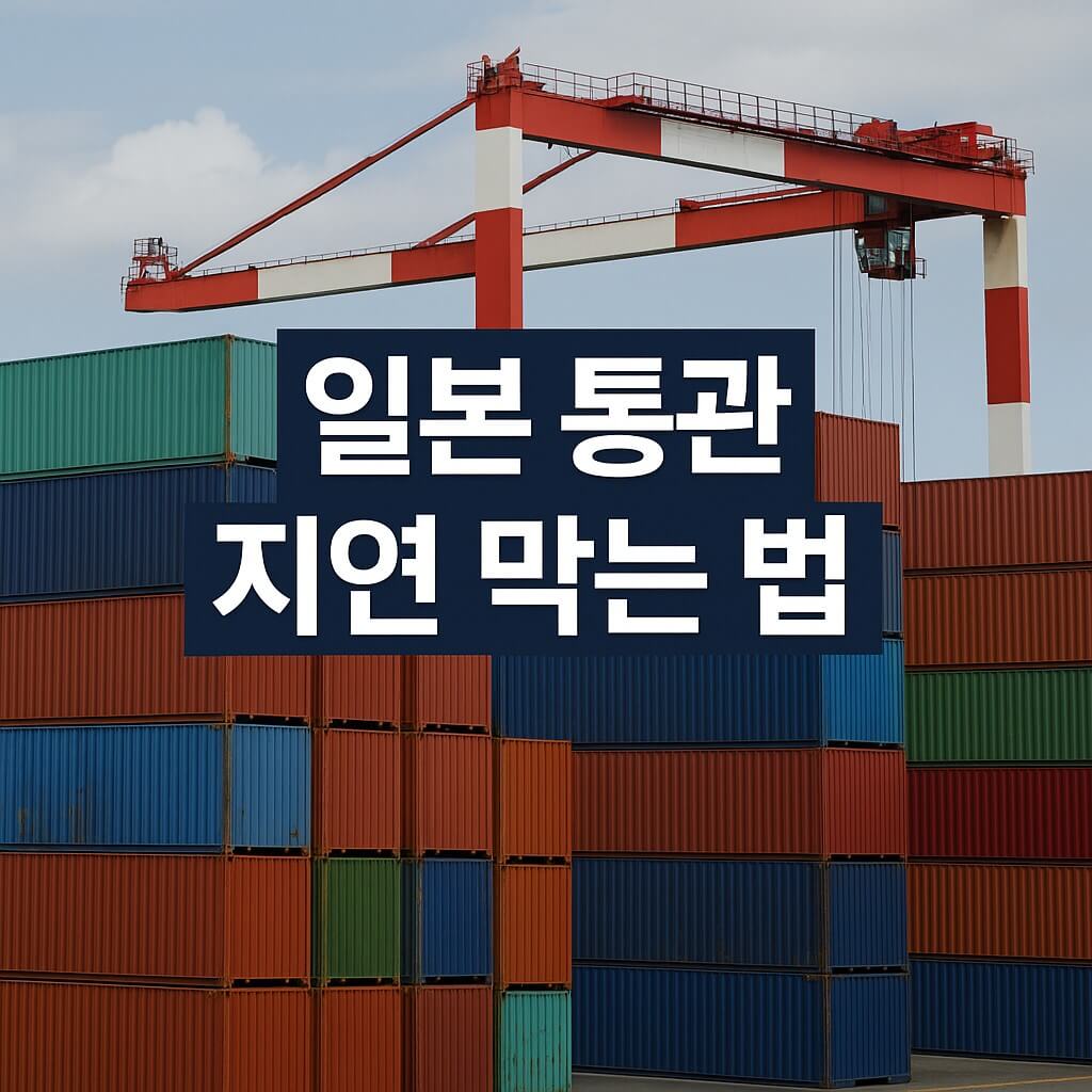 일본 통관 지연 막는 실전 방법
