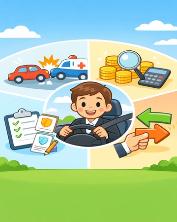 운전자보험 사고 보장과 보험료 기준 설명8