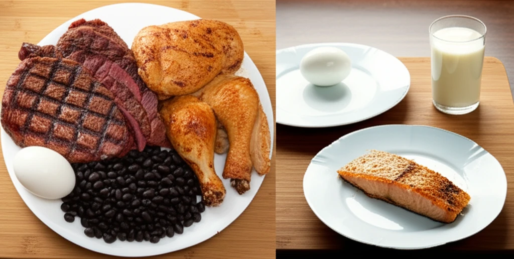 단백질 하루 섭취량 총정리 및 동물성..