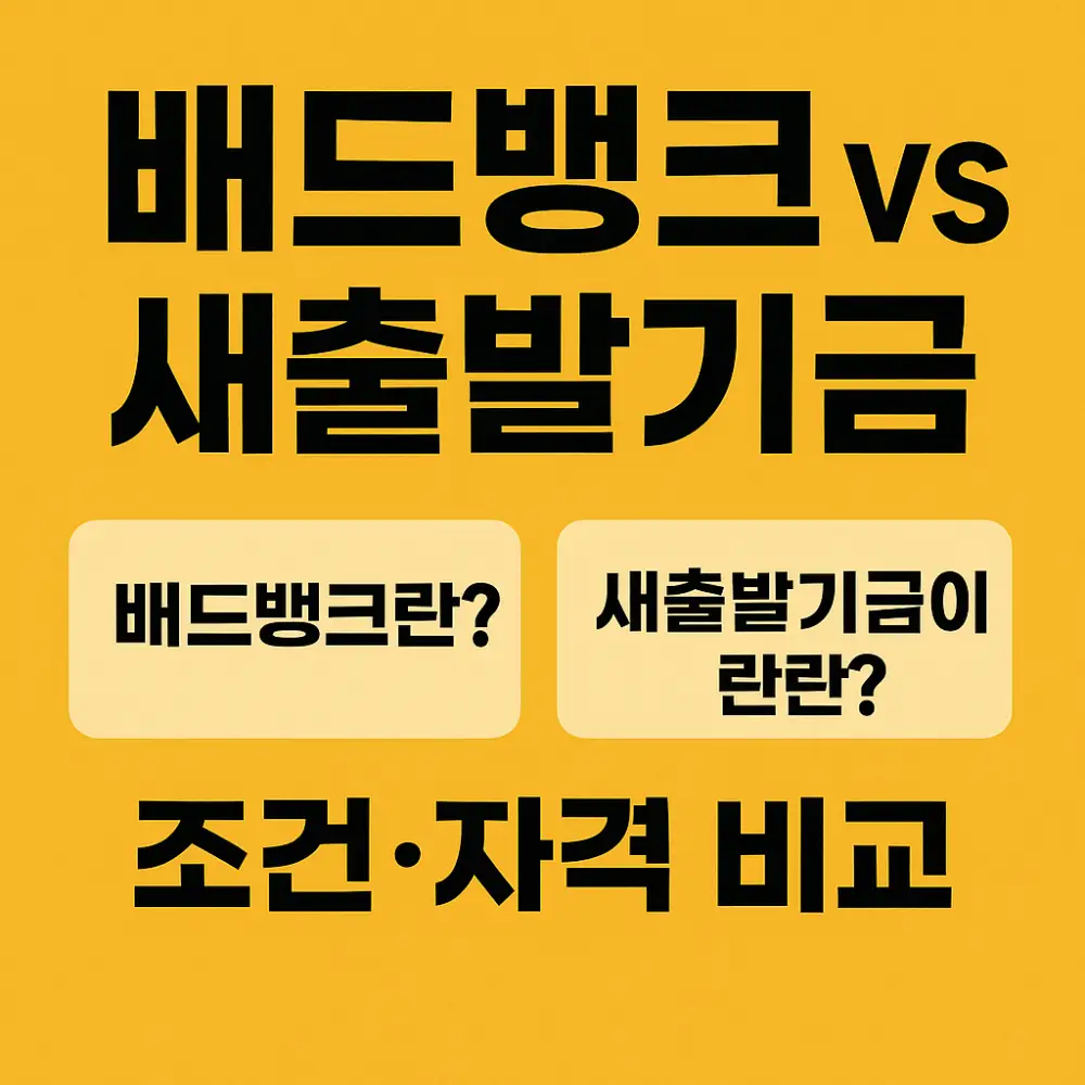 배드뱅크-새출발기금-차이-썸네일