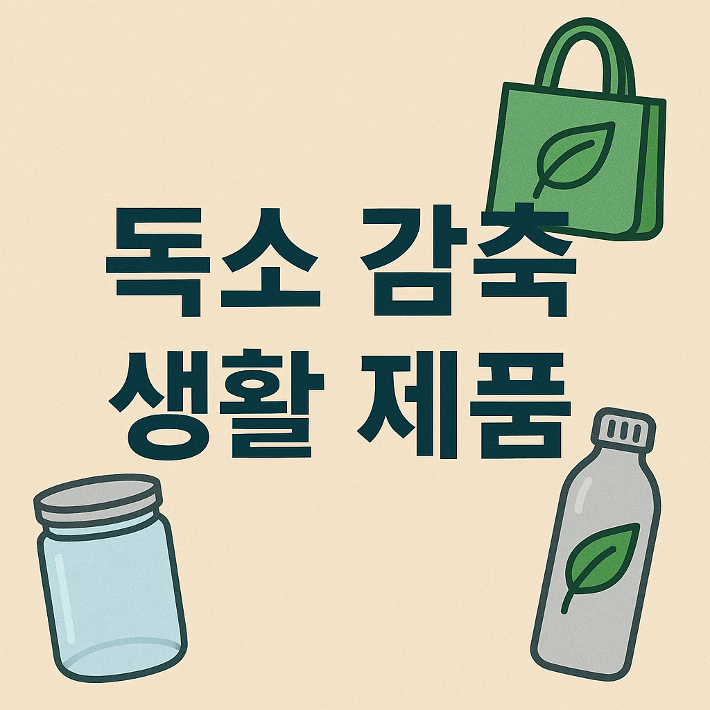 독소 감축 생활 제품