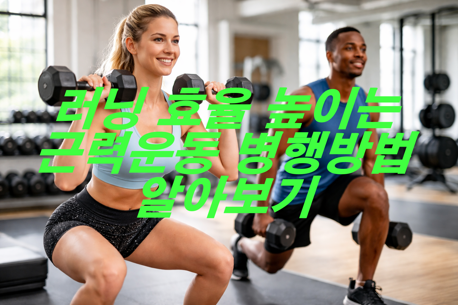 러닝 효율을 높이는 근력운동 병행 방법 알아보기