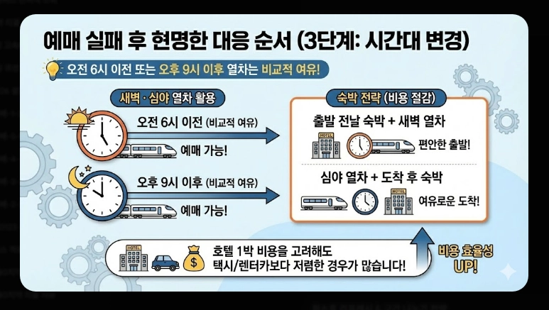 예매 실패 시 교통수단(고속버스,택시)(비교 + 전략)