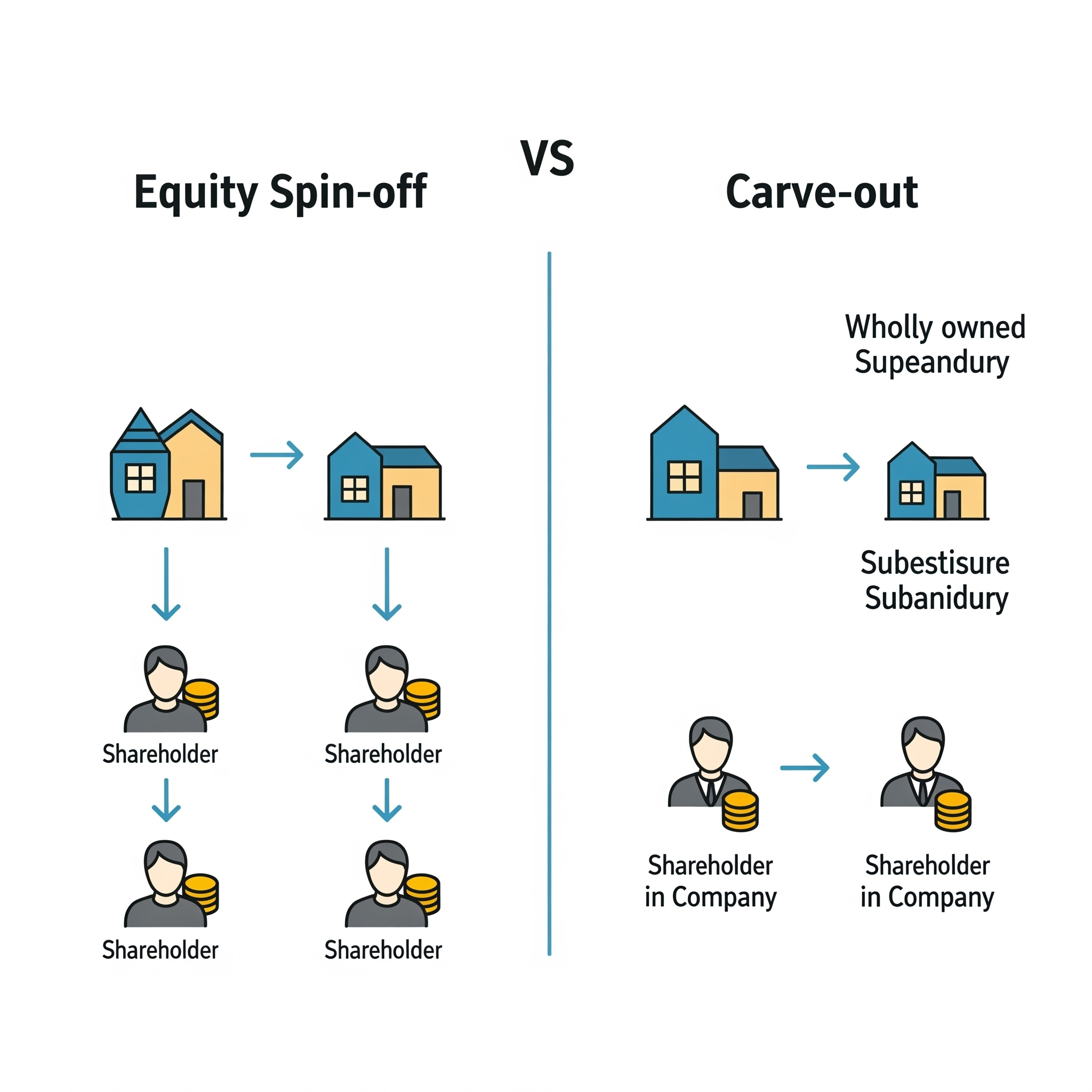 인적분할, 물적분할