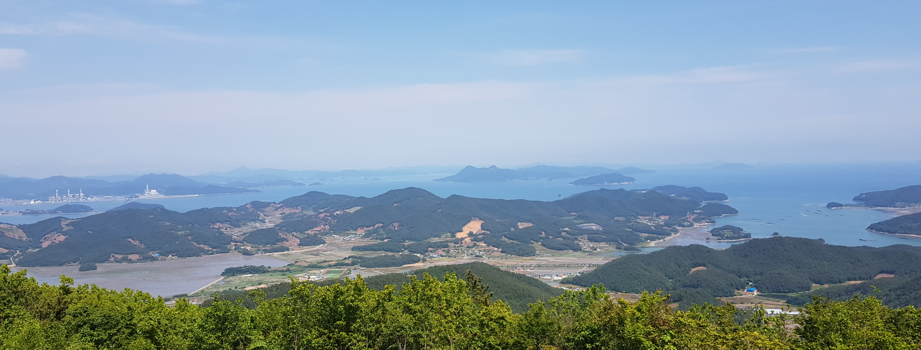 대방산 정상에서 바라본 풍경