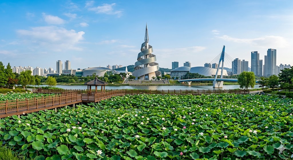 도심 속 푸른 쉼터와 과학, 그리고 달콤한 낭만이 가득한 대전의 재발견