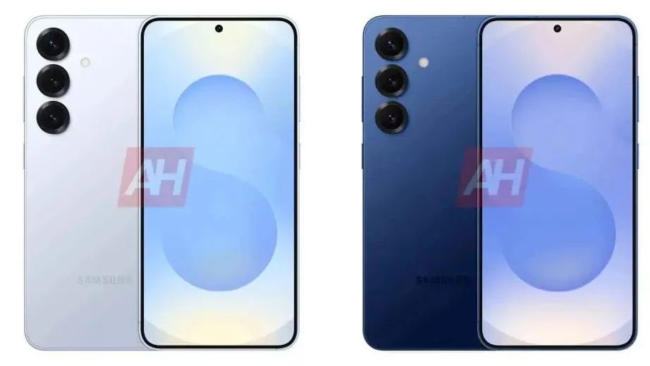 갤럭시 S25 유출 색상 디자인 아이스 블루와 네이비