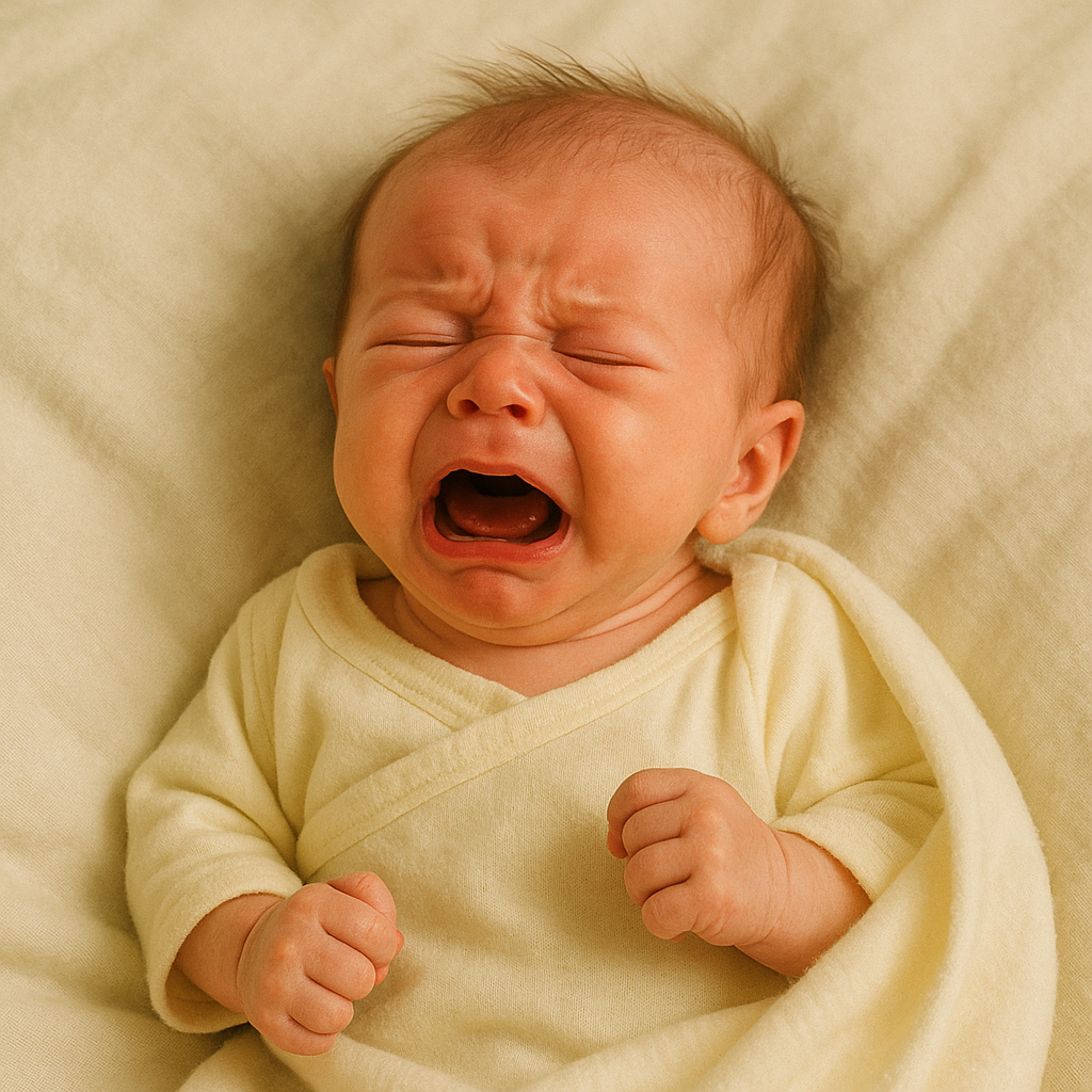 아기 울음 사진