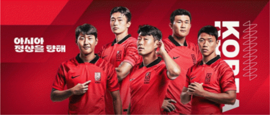 대한민국 축구선수들 이강인 손흥민 황희찬, 김민재